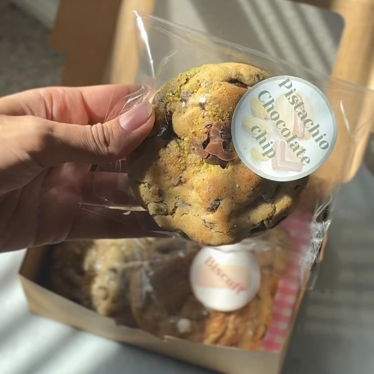 Chocolate Pistachio Cookies - 3