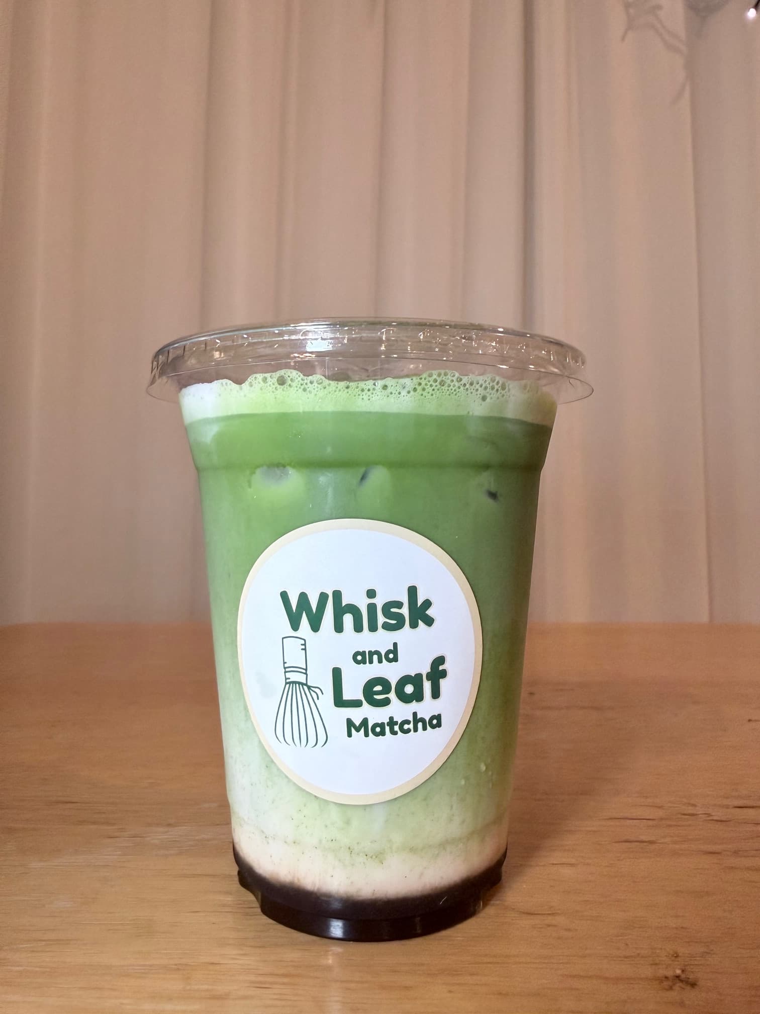 Salted Miso Caramel Matcha Latte
