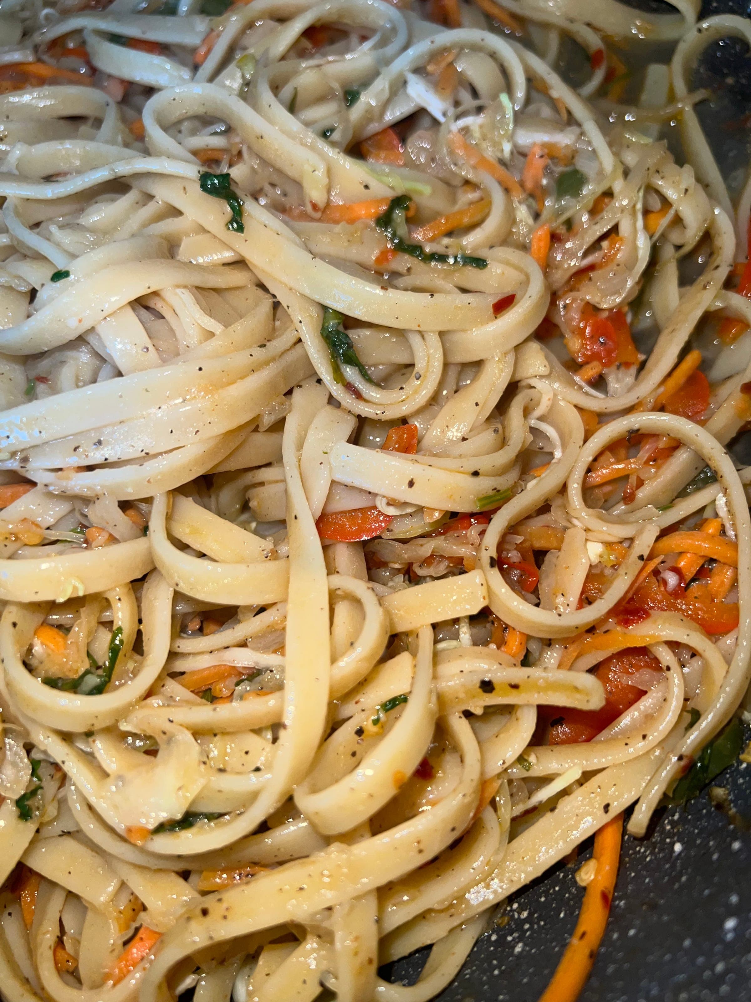 Fettuccine Cabbage Pasta - 2
