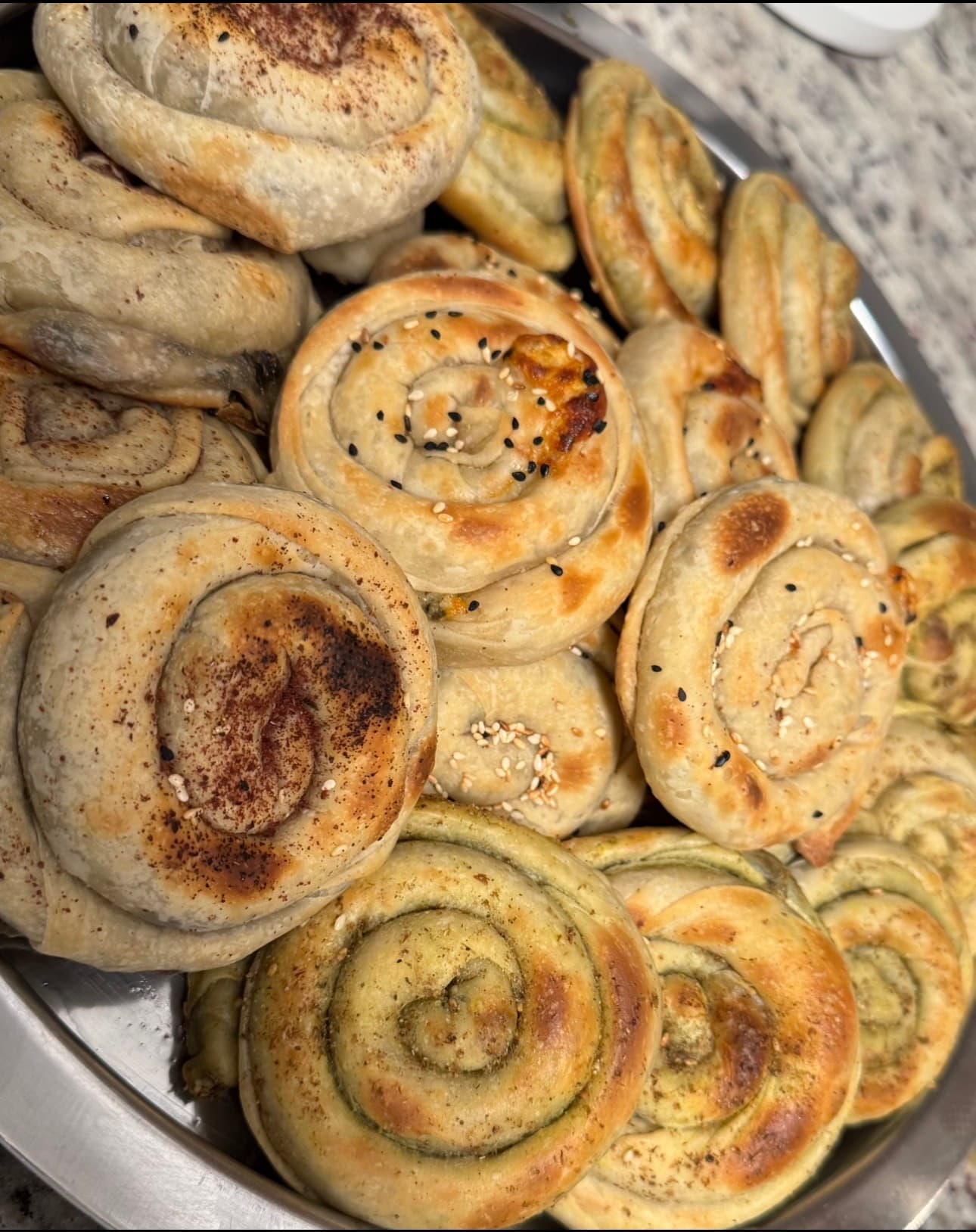 Spinach Yafawiyeh pie/ Pastries