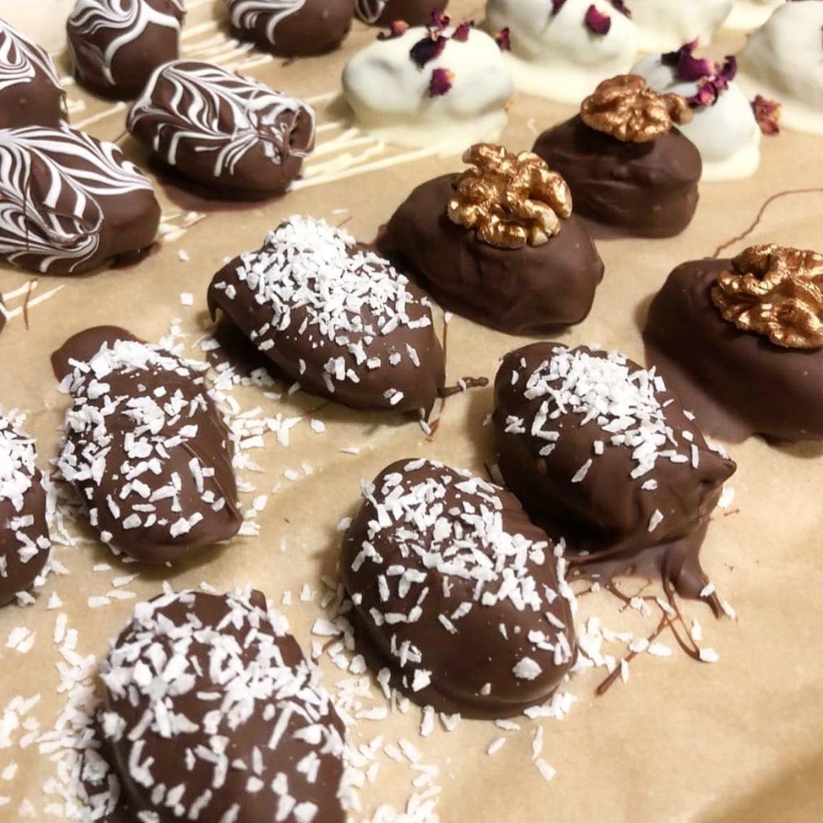 Chocolate Dipped Medjool Dates - 2
