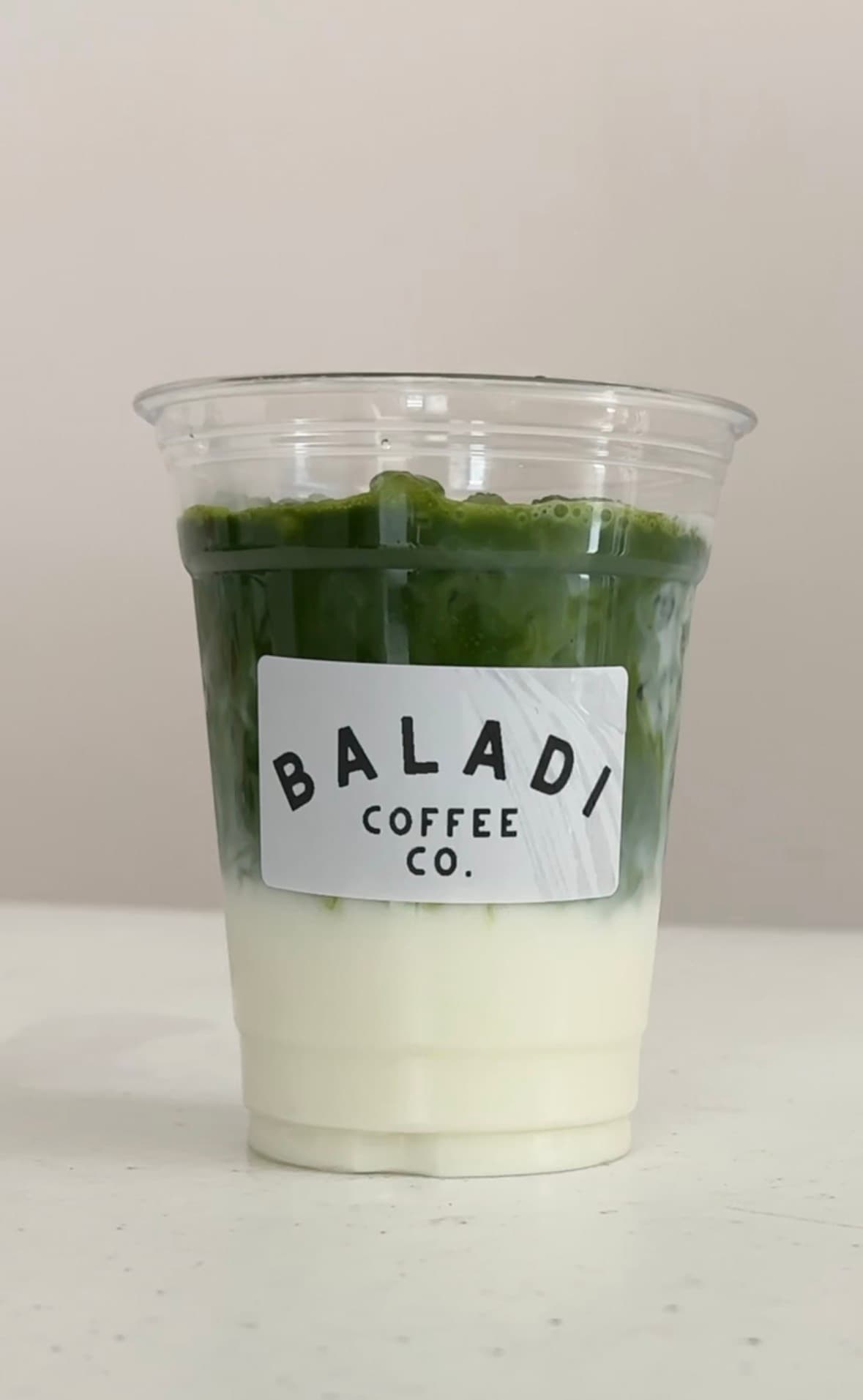 Matcha Latte Bottle