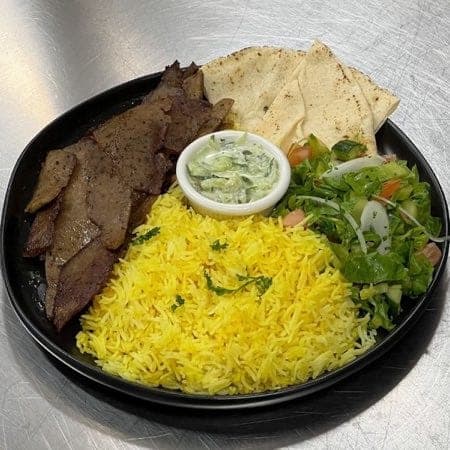 Gyro Rice Platter