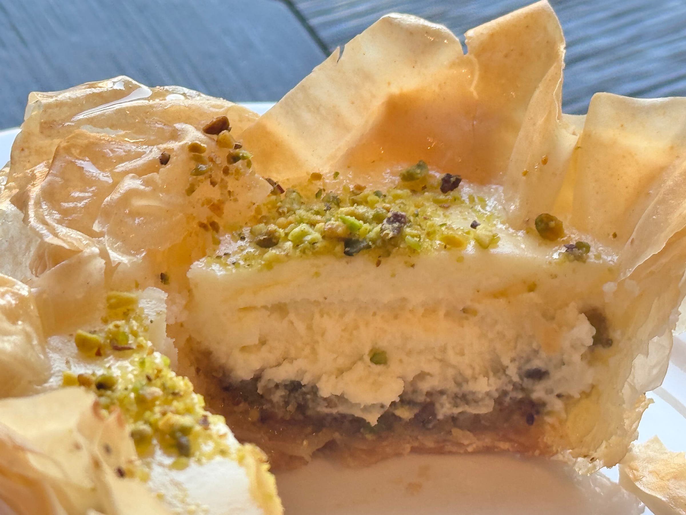 Pistachio Cheesecake Baklava - 4