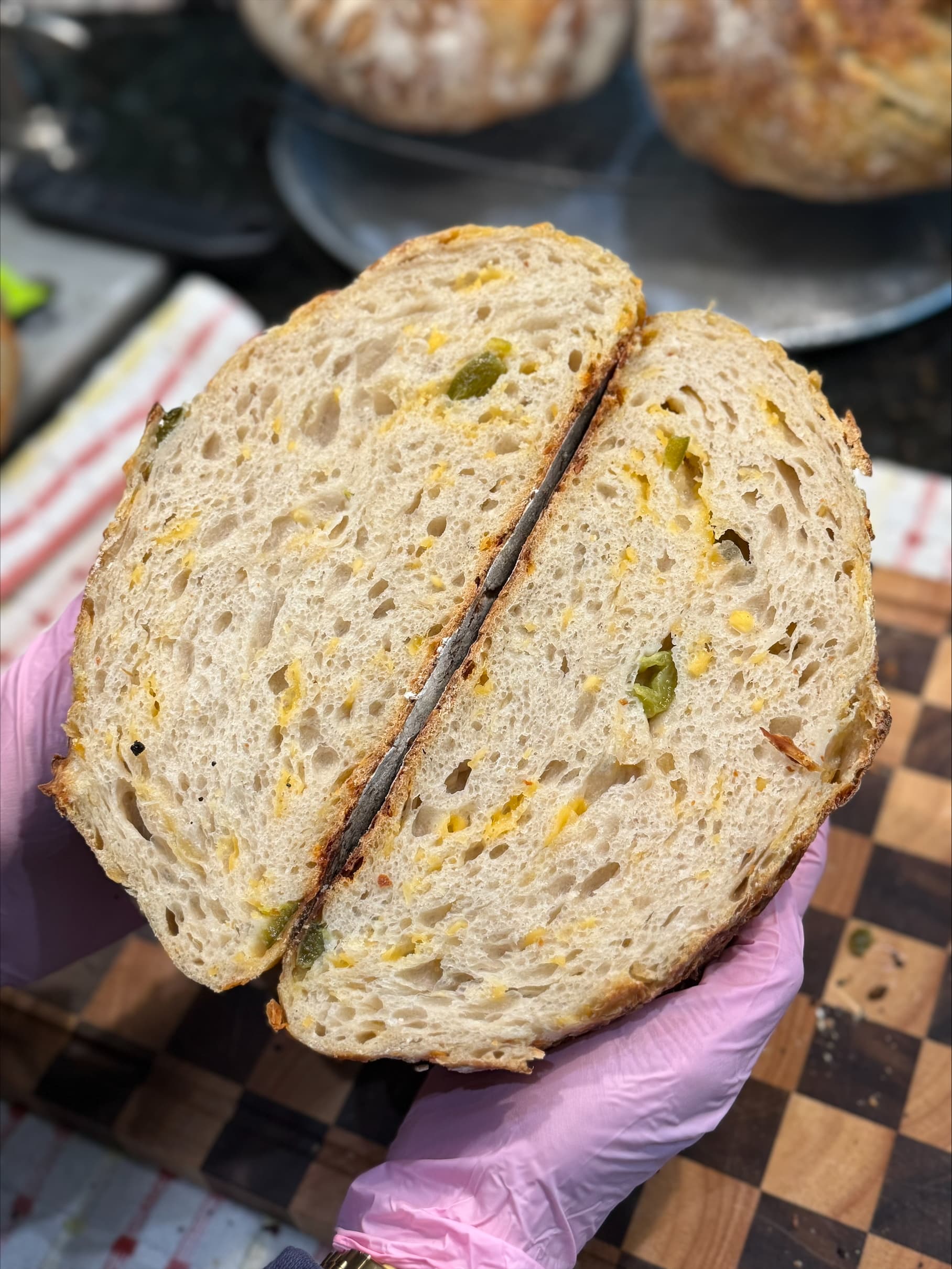 Jalapeno Cheddar Sourdough Loaf - 3