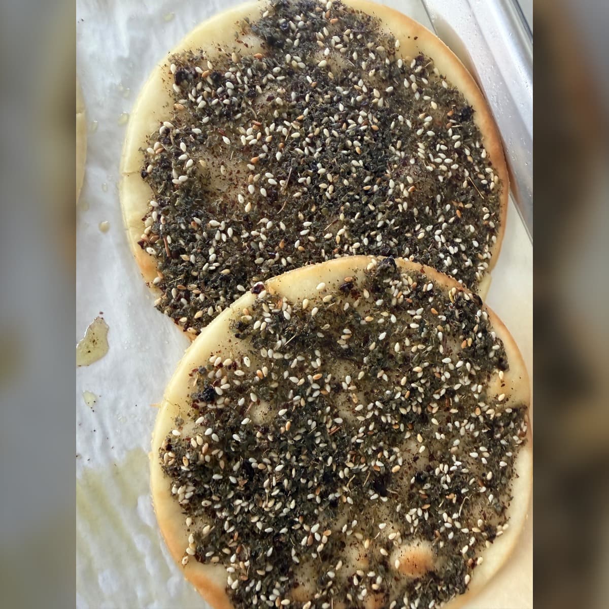 Gluten Free - Zaatar Manakeesh, 4 pcs - 2