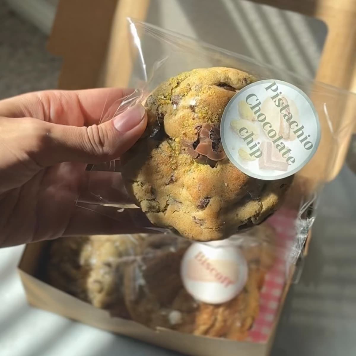 Chocolate Pistachio Cookies - 4