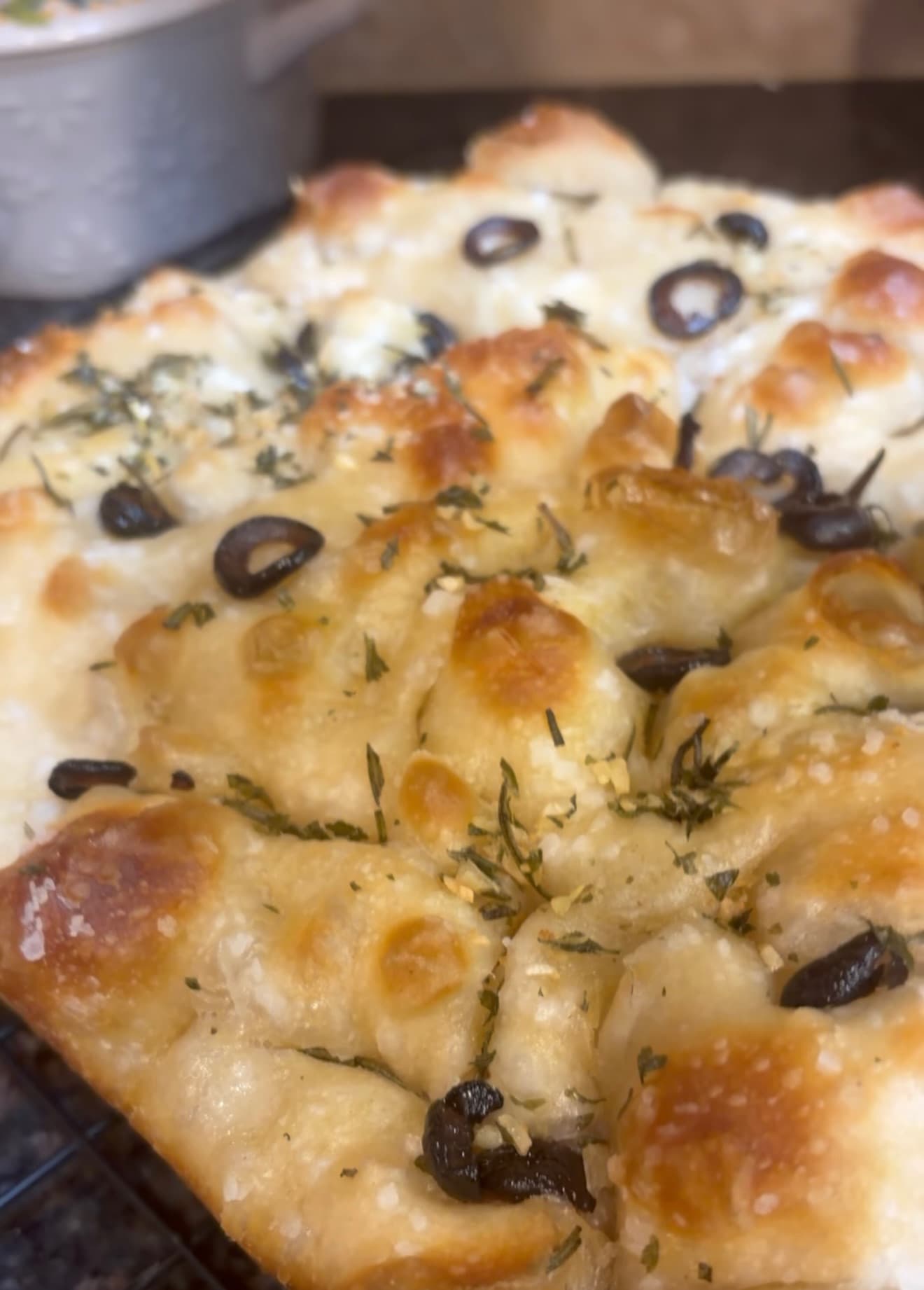 Rosemary Olive Organic Sourdough Focaccia - 4
