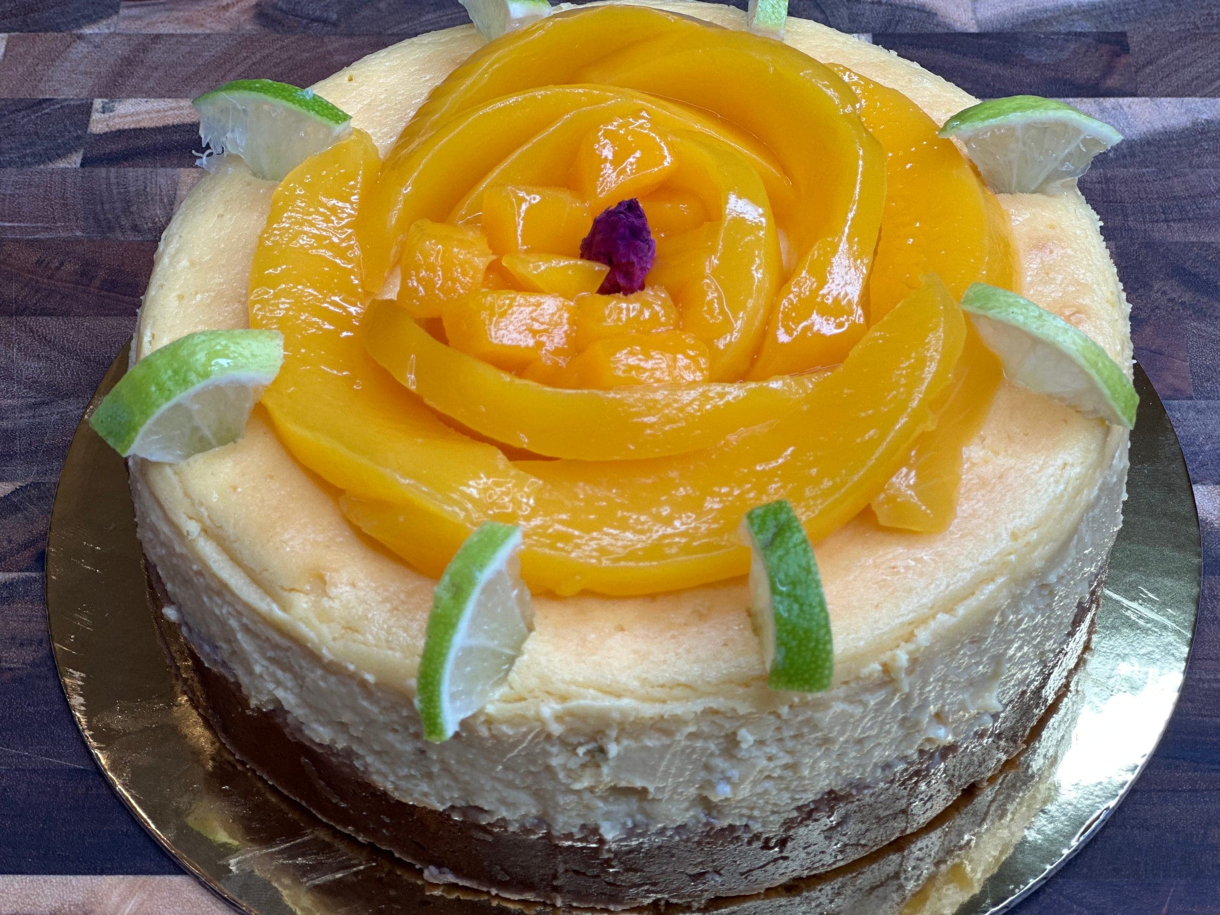 Mango Key Lime Cheesecake