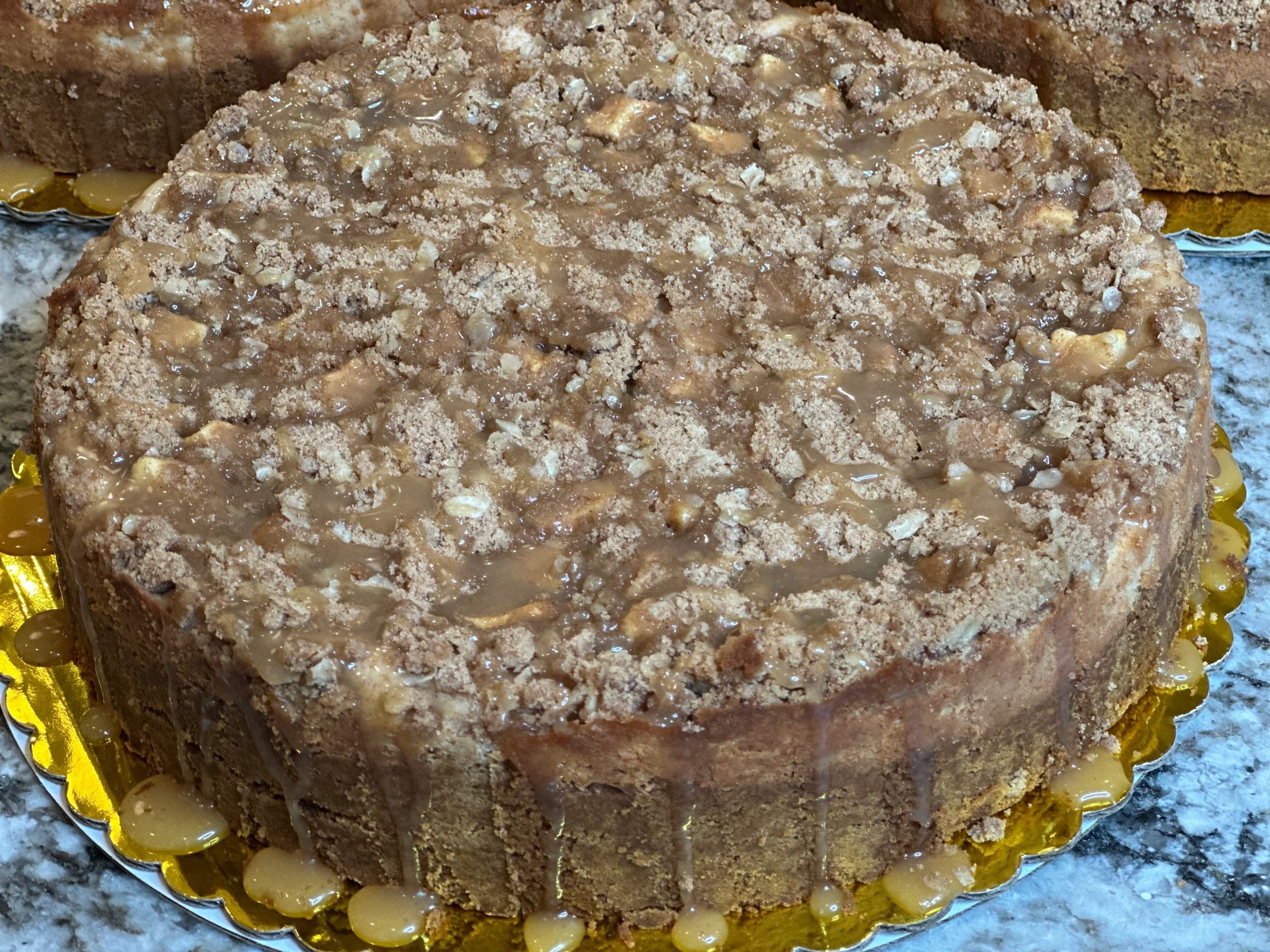 Apple Crumble Cheesecake