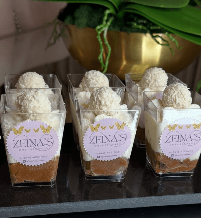 Rafaello Coconut Cheesecake Cups
