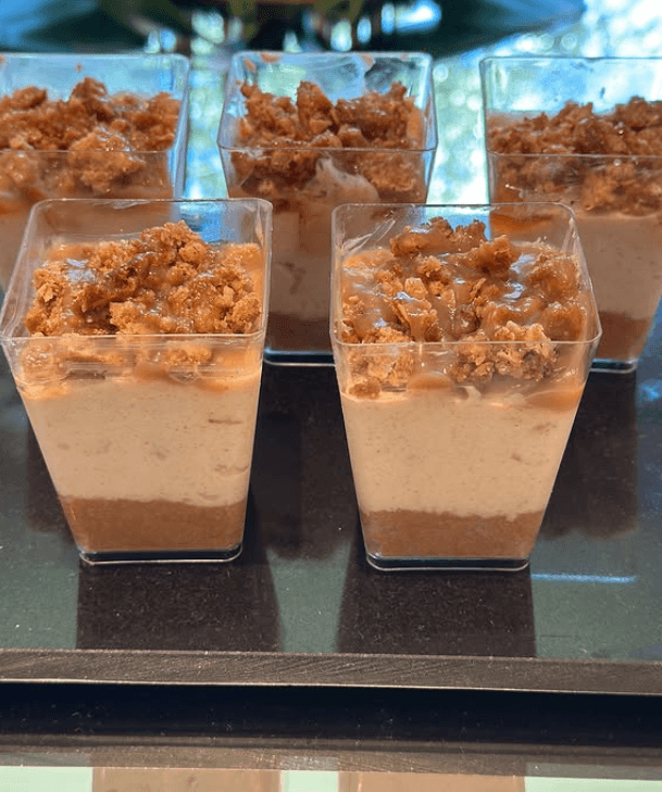 Apple Crumble Cheesecake Cups