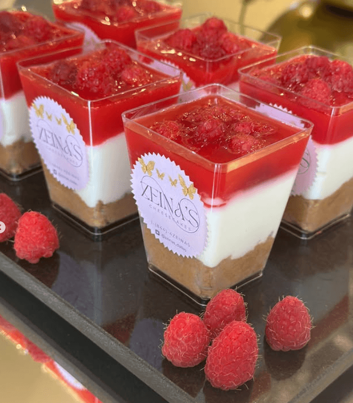 Raspberry White Chocolate Cheesecake Cups