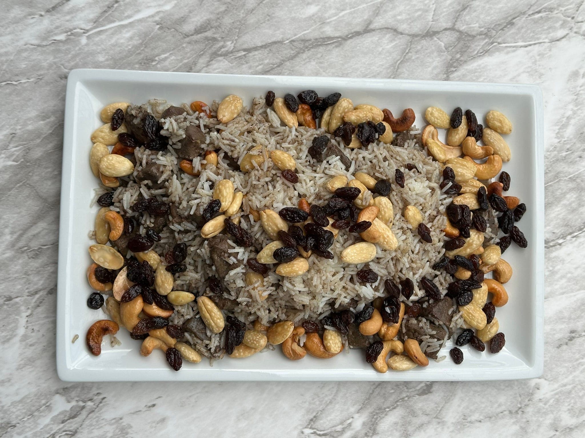 Rice Pulao w/ Nuts