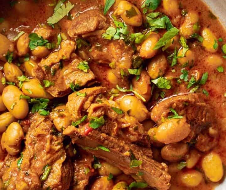 Family Favorite Faosoulia - Extra Large Kidney Beans Simmered with Ox Tails