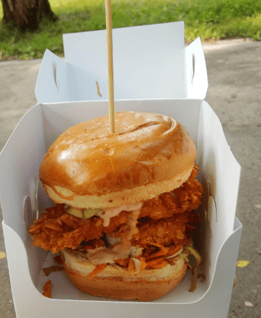 Zinger Fried Chicken Burger photo