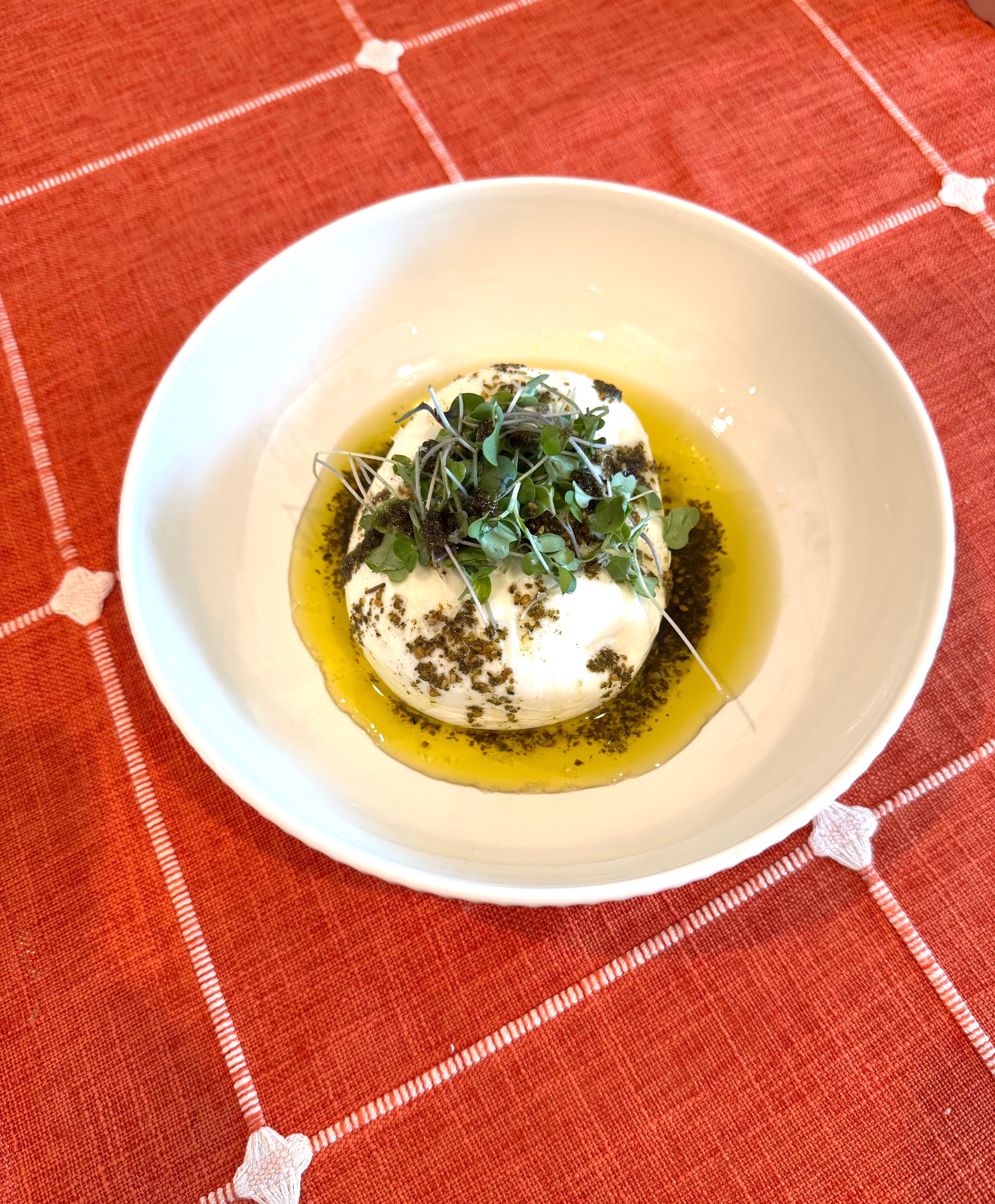 Za'atar Burrata with Focaccia