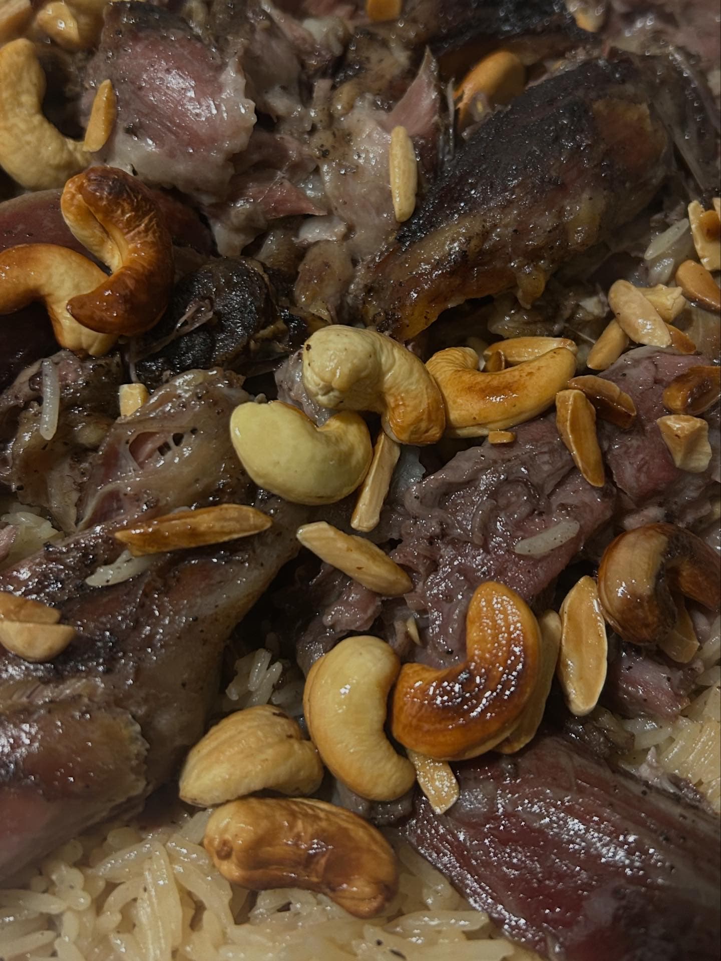 Roasted beef with spiced and nutty rice