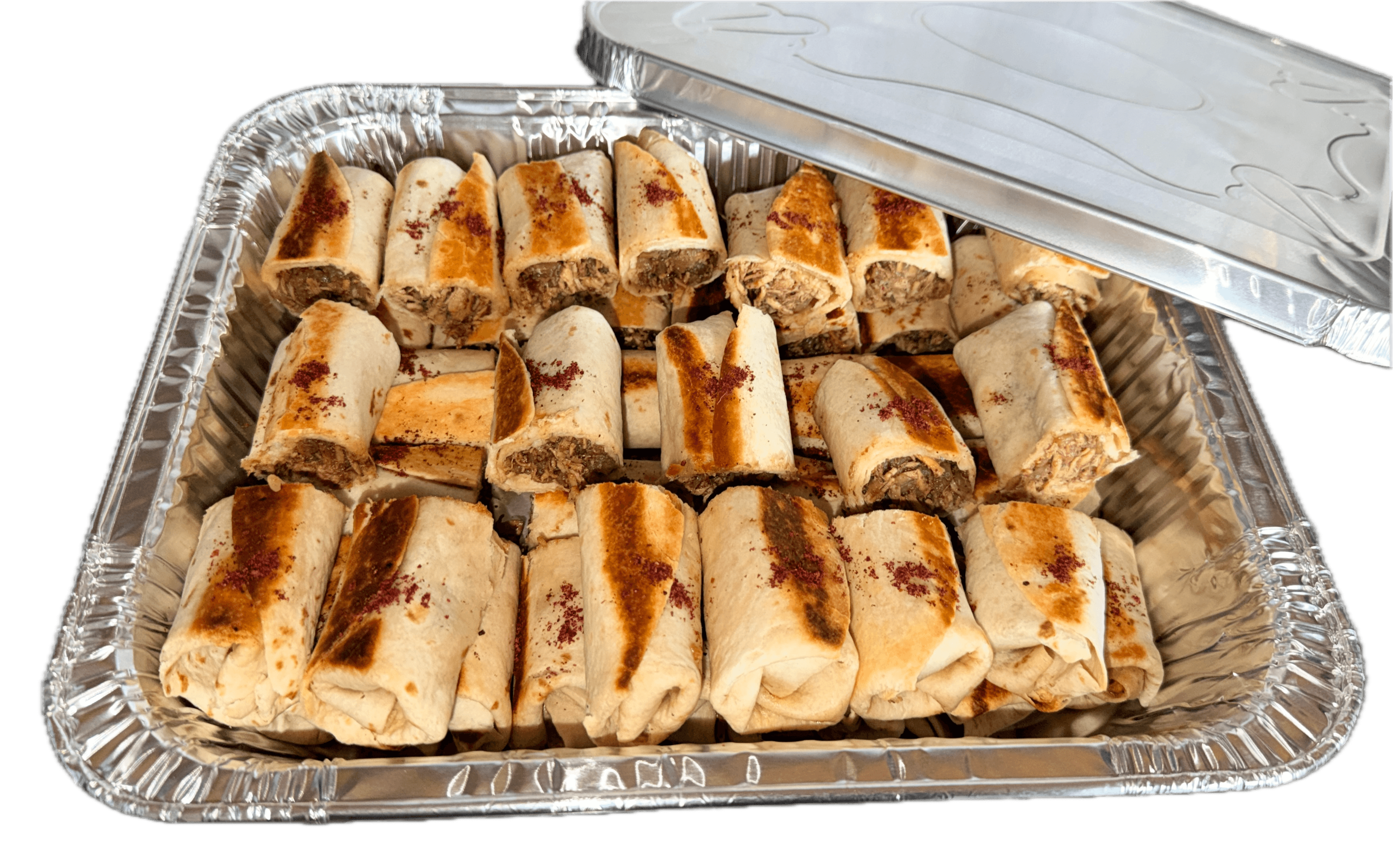Sumac Chicken Shawarma (Musakhan Tortilla Roll) - 3
