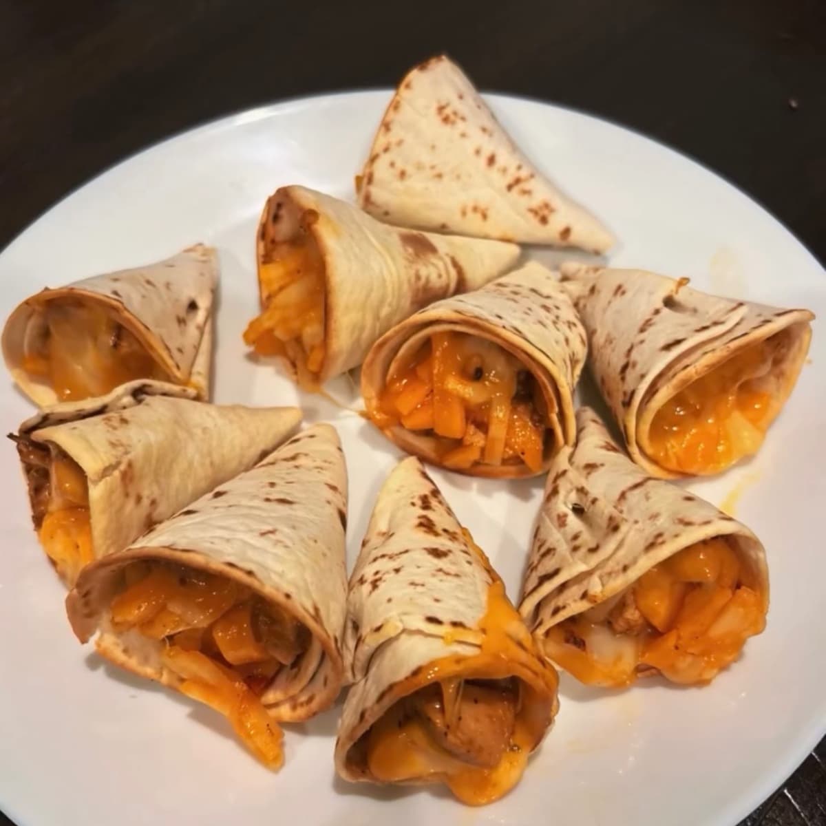 Crispy Cheesy Chicken cones photo