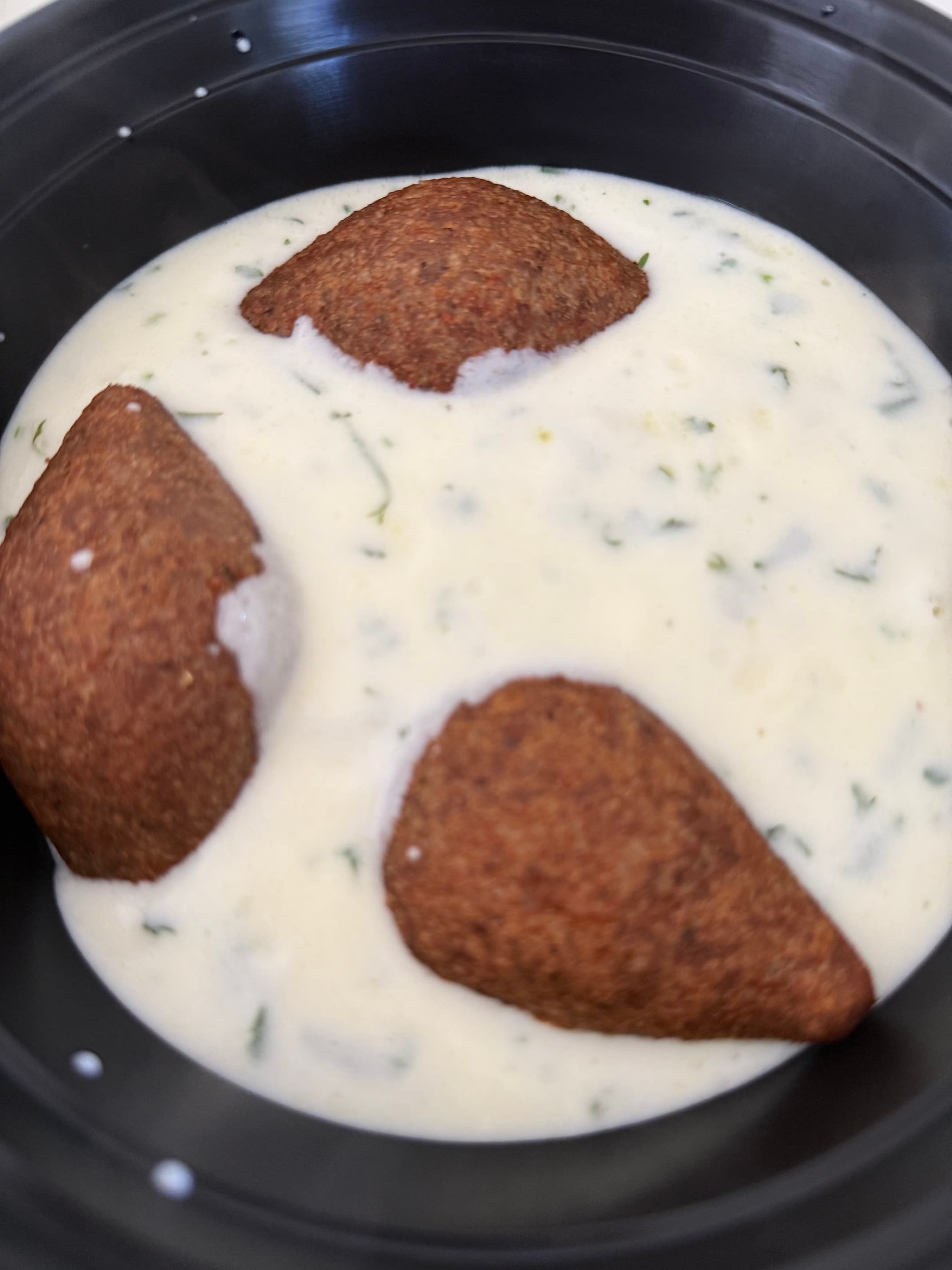 kibbeh bil laban – Kibbeh Simmered in Yogurt photo