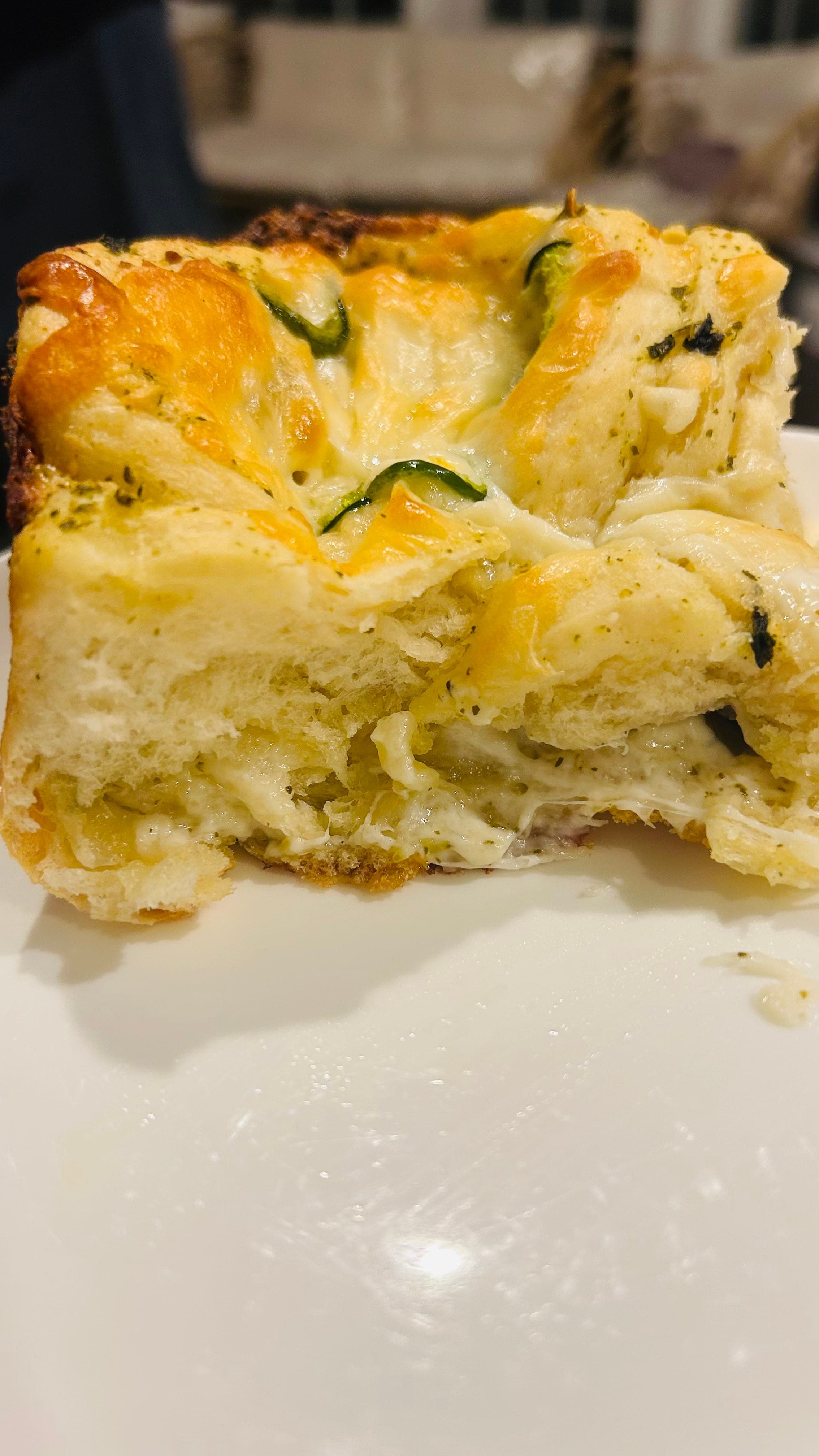 Savory cheezy Pesto Rolls - 3