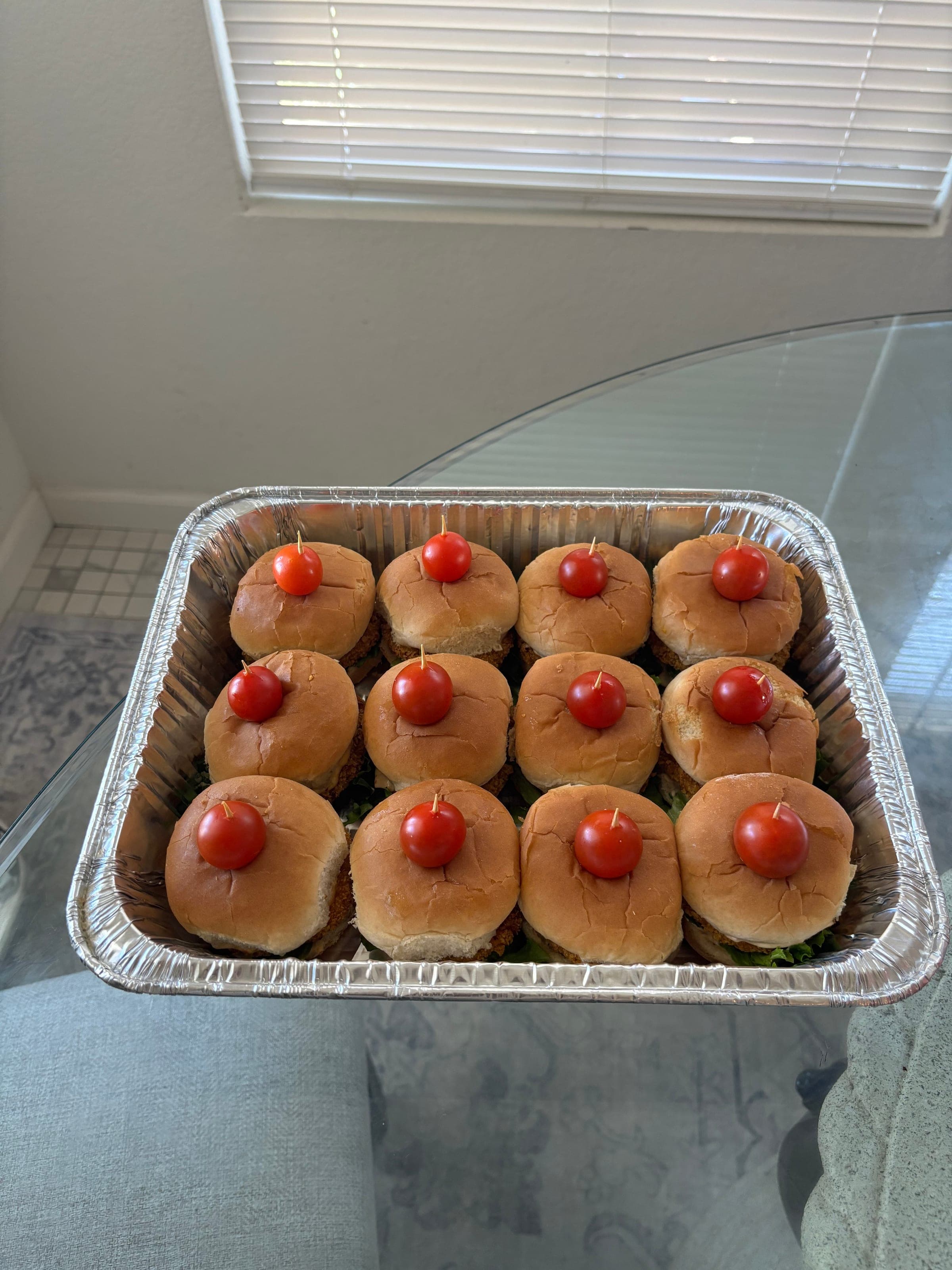 Mini Chicken Burgers