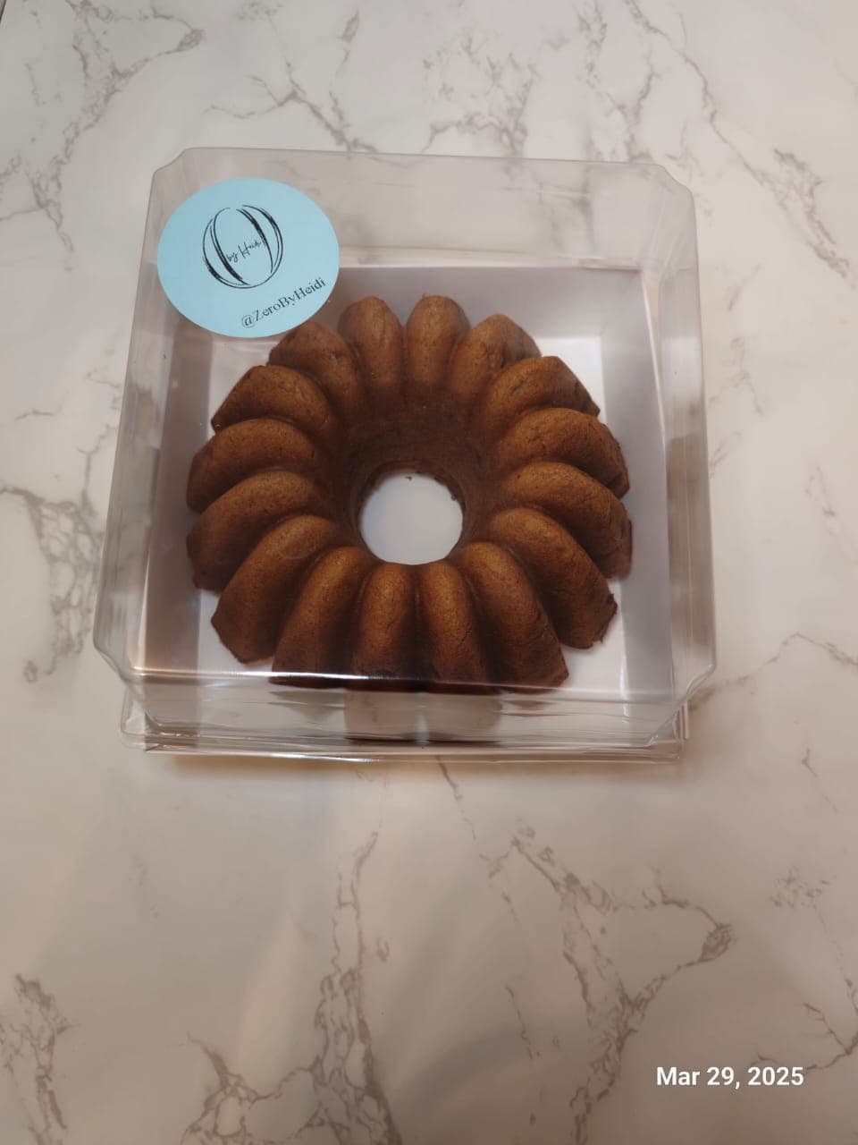 Zero Added Sugar Banana or Date Cake (mini bundt cake)