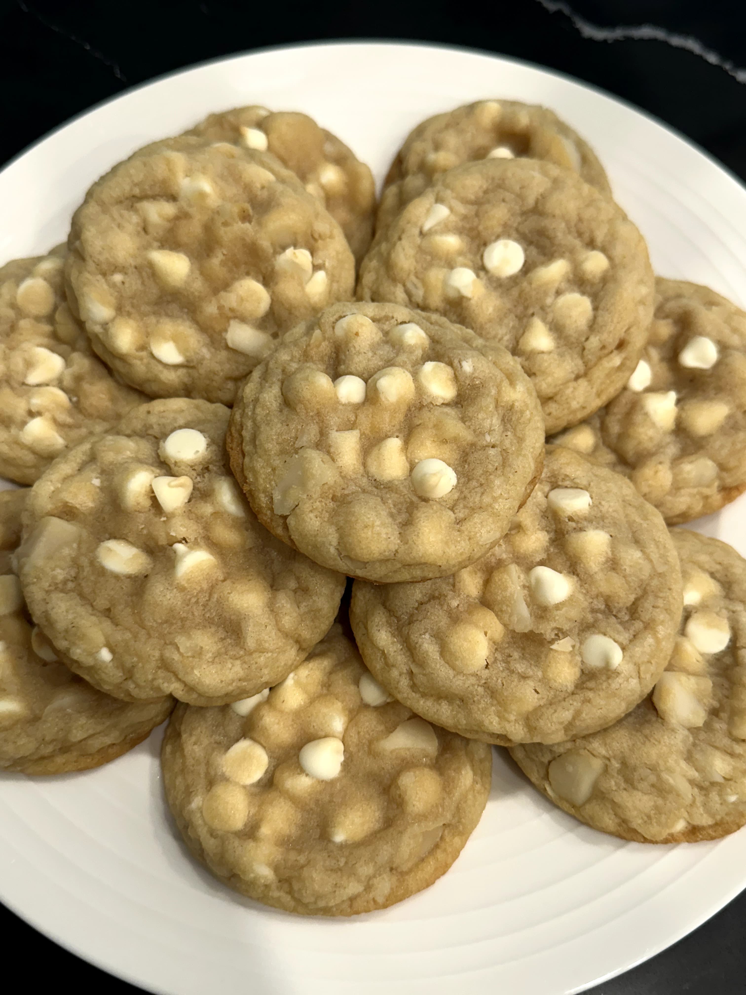 White Chocolate Chip Macadamia Nut Cookies