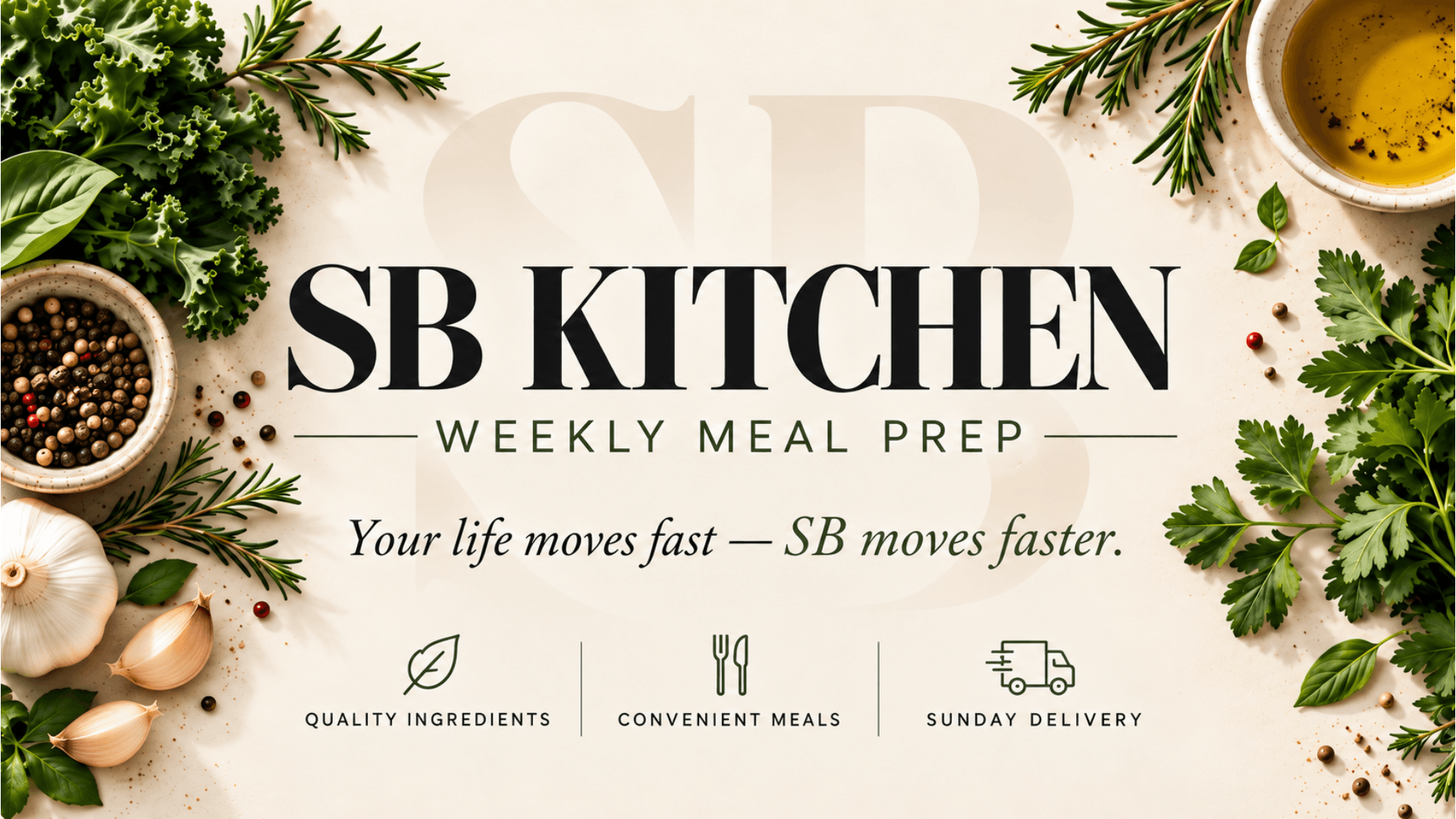 SB Kitchen | Meal Prep banner