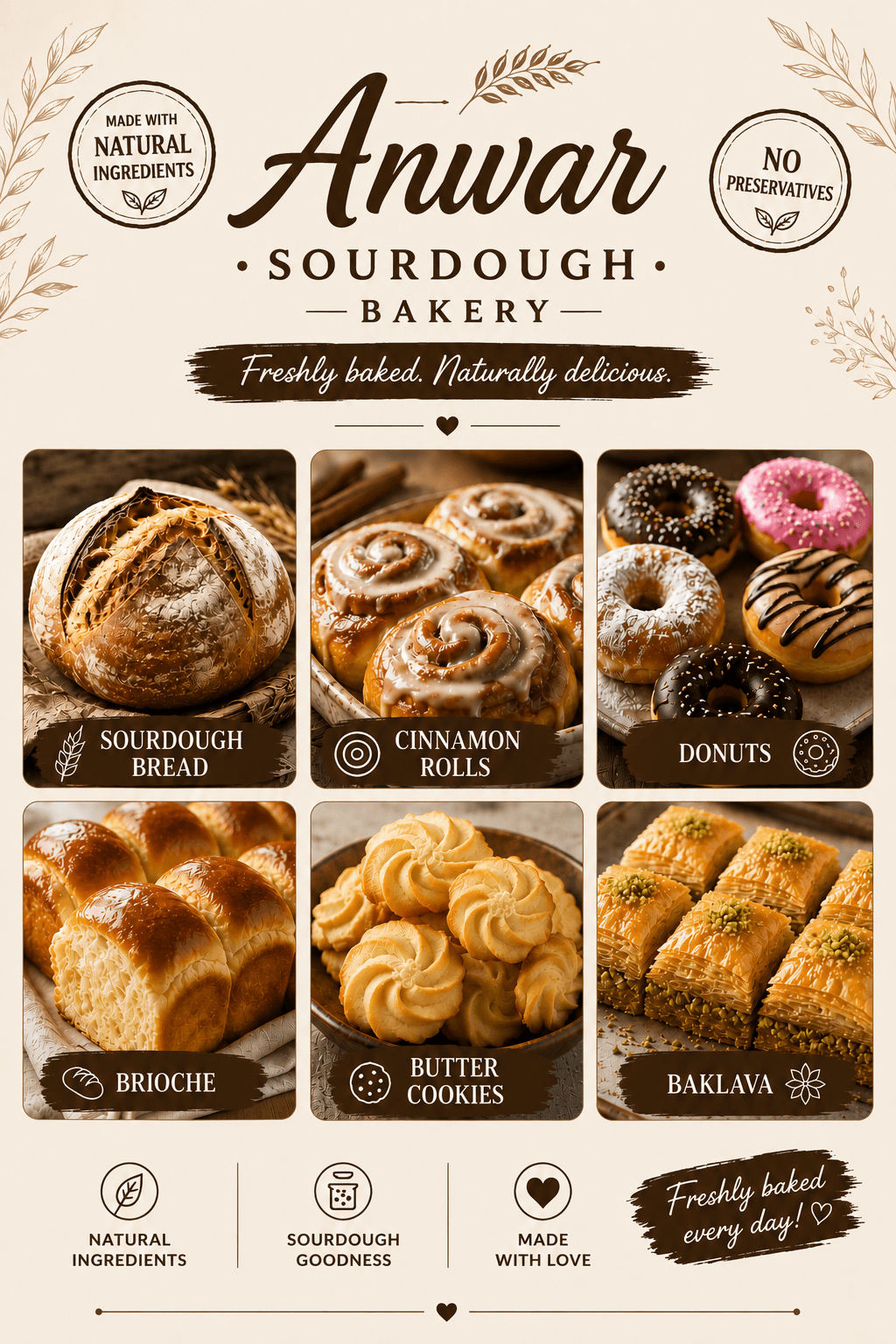 Anwar Sourdough-Based Bakery banner