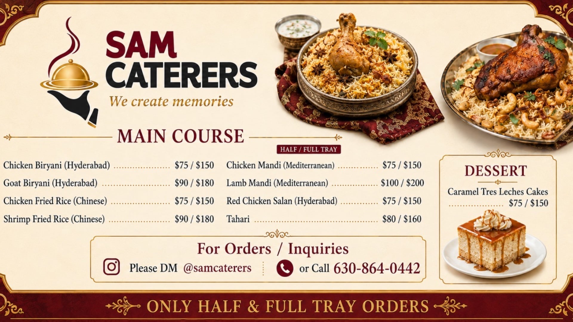 Sam Caterers banner
