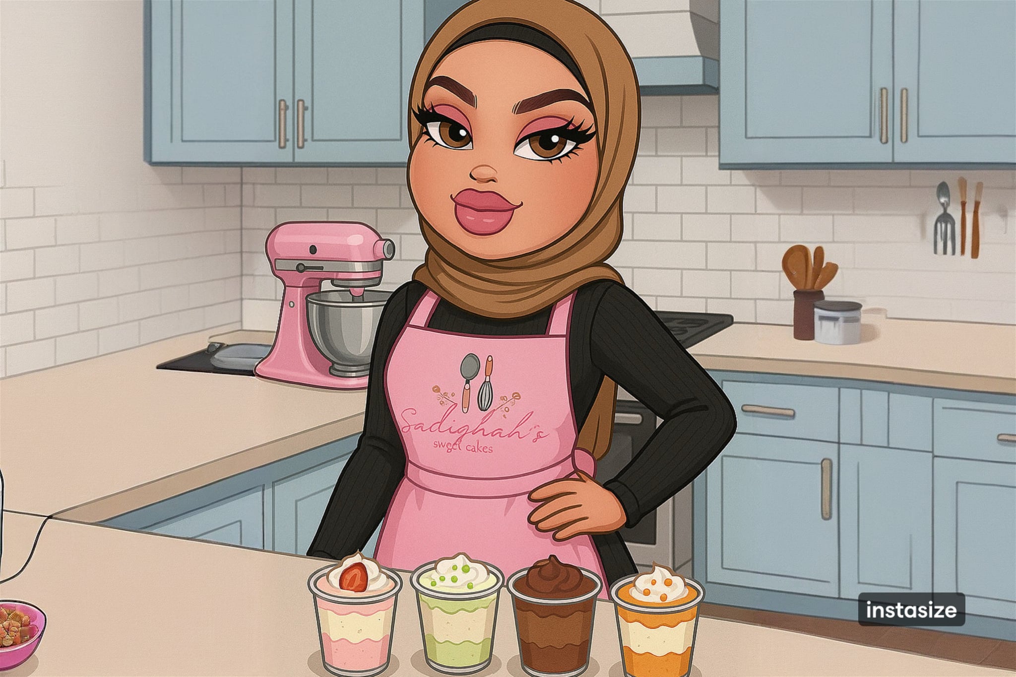 Sadiqhah’s sweet cakes banner