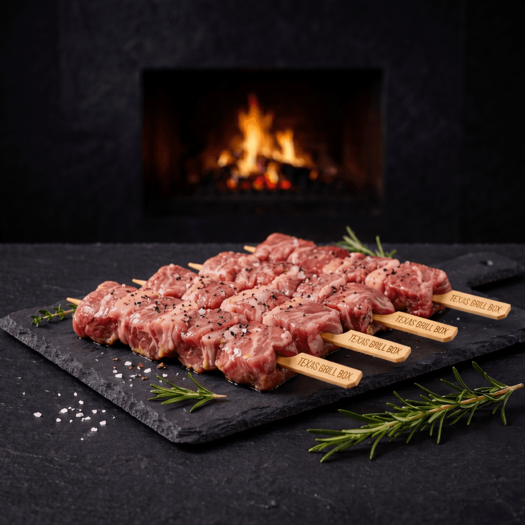 Lamb Texas Grill Box - 6 Skewers Lamb Kabob
