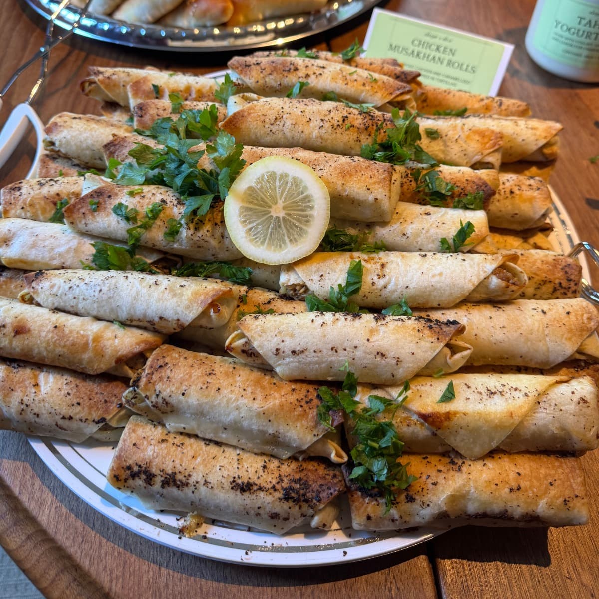 Chicken Musakhan Rolls photo